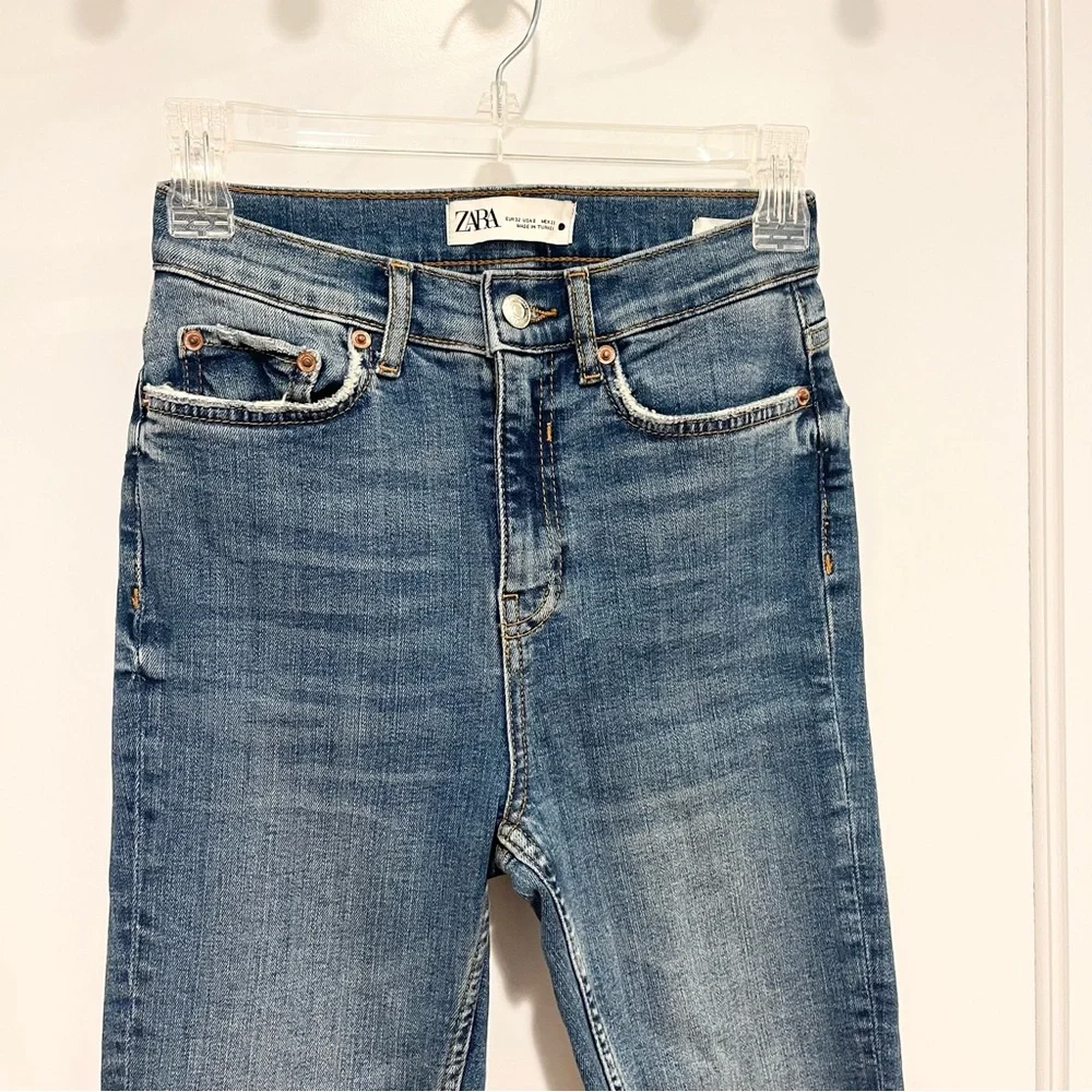 Zara bootcut cropped